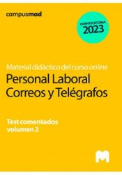 PERSONAL LABORAL DE CORREOS TEST COMENTADOS VOL 2 SOCIEDAD ESTATAL DE CORREOS
