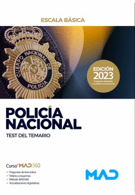 POLICA NACIONAL ESCALA BSICA TEST DEL TEMARIO