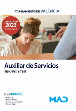 AUXILIAR DE SERVICIOS TEMARIO Y TEST AYUNTAMIENTO DE VALENCIA