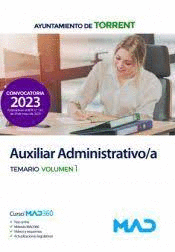 AUXILIAR ADMINISTRATIVO/A TEMARIO VOL 1 AYUNTAMIENTO DE TORRENT