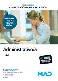 ADMINISTRATIVO/A ACCESO LIBRE TEST ADMINISTRACI�N GENERAL DEL ESTADO