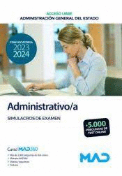 ADMINISTRATIVO/A ACCESO LIBRE SIMULACROS DE EXAMEN ADMINISTRACI�N GENERAL DEL ESTADO