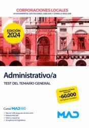 ADMINISTRATIVO;A DE AYUNTAMIENTOS, DIPUTACIONES Y OTRAS CORPORACIONES LOCALES TE