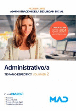 ADMINISTRATIVO/A SEGURIDAD SOCIAL ACCESO LIBRE