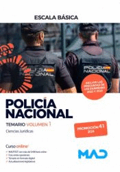 POLIC�A NACIONAL ESCALA B�SICA PROMOCI�N 41 TEMARIO VOL 1