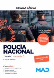 POLIC�A NACIONAL ESCALA B�SICA PROMOCI�N 41 TEMARIO VOL 3