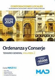 ORDENANZA Y CONSERJE TEMARIO GENERAL VOL 2