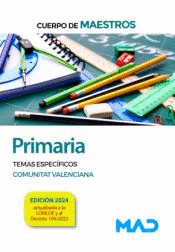 CUERPOS DE MAESTROS PRIMARIA TEMAS ESPEC�FICOS CONUNITAT VALENCIANA