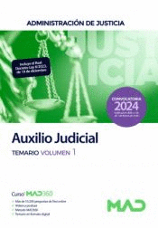 CUERPO DE AUXILIO JUDICIAL TEMARIO VOL 1 ADMINISTRACIN DE JUSTICIA