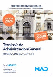 T�CNICO/A DE ADMINISTRACI�N GENERAL DE AYUNTAMIENTOS DIPUTACIONES Y OTRAS CORPORACIONES LOCALES