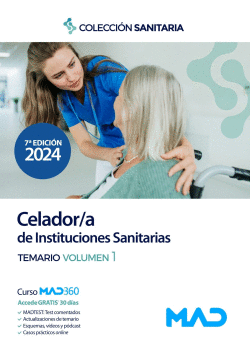 CELADOR/A DE INSTITUCIONES SANITARIAS TEMARIO VOL 1