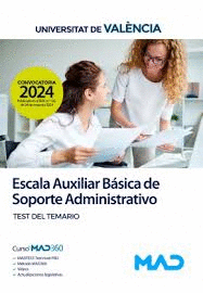ESCALA AUXILIAR B�SICA SOPORTE ADMINISTRATIVO TEST DEL TEMARIO