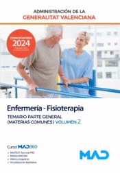 ENFERMER�A-FISIOTERAPIA TEMARIO PARTE GENERAL (MATERIAS COMUNES) VOL 2 GENERALITAT VALENCIANA
