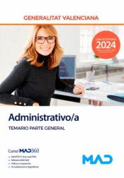 CUERPO ADMINISTRATIVO/A TEMARIO PARTE GENERAL GENERALITAT VALENCIANA