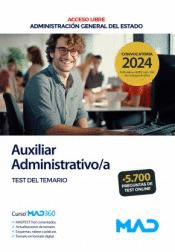 AUXILIAR ADMINISTRATIVO/A (ACCESO LIBRE) TEST ADMINISTRACIN GENERAL DEL ESTADO