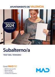 SUBALTERNO/A TEST DEL TEMARIO AYUNTAMIENTO DE VALENCIA