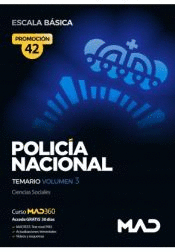POLIC�A NACIONAL ESCALA B�SICA PROMOCI�N 42 TEMARIO VOL 3