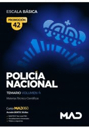 POLICA NACIONAL ESCALA BSICA PROMOCIN 42 TEMARIO VOL 4