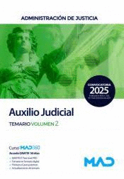 CUERPO DE AUXILIO JUDICIAL TEMARIO VOL 2 ADMINISTRACI�N DE JUSTICIA