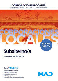 SUBALTERNO/A DE AYUNTAMIENTOS DIPUTACIONES Y OTRAS CORPORACIONES LOCALES