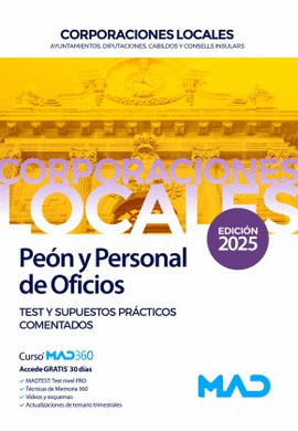 PEON Y PERSONAL DE OFICIOS CORPORACIONES LOCALES