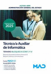 TCNICO/A AUXILIAR DE INFORMTICA (ACESSO LIBRE) TEMARIO BLOQUES III Y IV