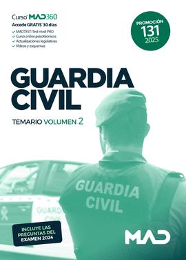 GUARDIA CIVIL (PROMOCI�N 131) TEMARIO VOL 2
