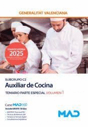 AUXILIAR DE COCINA VOLUMEN 1 ESPEC�FICO