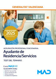 AYUDANTE DE RESIDENCIA/SERVICIOS TEST DEL TEMARIO