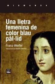 UNA LLETRA FEMENINA DE COLOR BLAU PLLID