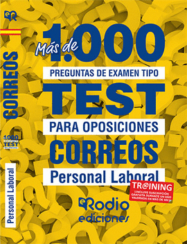 CORREOS. PERSONAL LABORAL. M�S DE 1.000 PREGUNTAS TIPO TEST PARA OPOSICIONES.