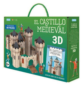 CASTILLO MEDIEVAL 3D CARTON CON MAQUETA (MALETA)