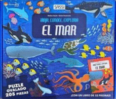 MAR VIAJA CONOCE Y EXPLORA (PUZLE OVALADO + LIBRO)