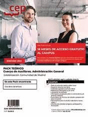 PACK TE�RICO. CUERPO DE AUXILIARES ADMINISTRACI�N GENERAL ESTABILIZACI�N