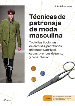 TCNICAS DE PATRONAJE DE MODA MASCULINA
