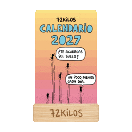 CALENDARIO MESA DE TARJETAS 2027 - 72 KILOS