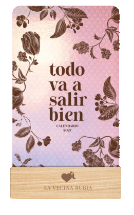 CALENDARIO MESA DE TARJETAS 2027 - LA VECINA RUBIA