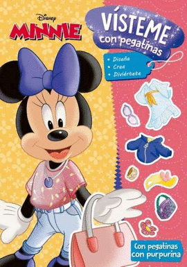 MINNIE. V�STEME CON PEGATINAS 2