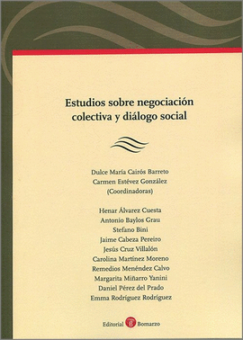 ESTUDIOS SOBRE NEGOCIACION COLECTIVA Y DIALOGO SOCIAL