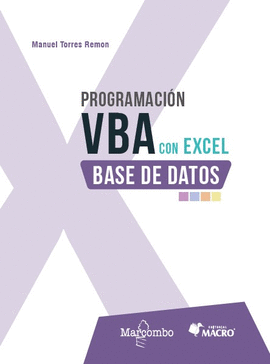PROGRAMACIN VBA CON EXCEL BASE DE DATOS