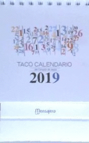 TACO CALENDARIO 2019 PEANA N�MEROS