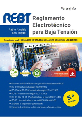 REGLAMENTO ELECTROTCNICO PARA BAJA TENSIN  5. EDICIN 2021 (E-BOOK)