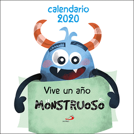 CALENDARIO DE PARED VIVE UN AO MONSTRUOSO 2020