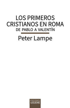 PRIMEROS CRISTIANOS EN ROMA