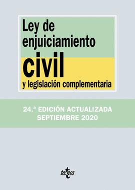 LEY DE ENJUICIAMIENTO CIVIL Y LEGISLACIN COMPLEMENTARIA
