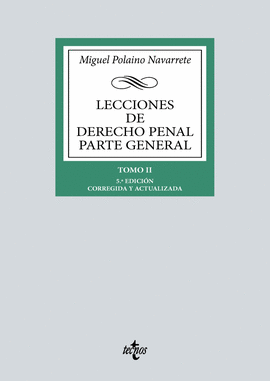 LECCIONES DE DERECHO PENAL PARTE GENERAL (TOMO II)