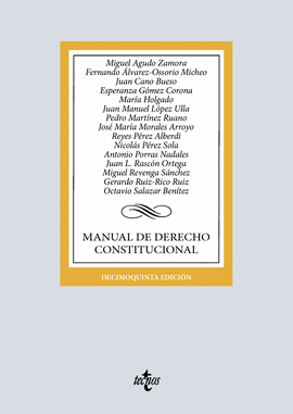 MANUAL DE DERECHO CONSTITUCIONAL