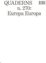 QUADERNS N. 270: EUROPA EUROPA