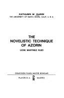 NOVELISTIC TECHNIQUE OF 