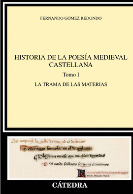 HISTORIA DE LA POESA MEDIEVAL CASTELLANA  I